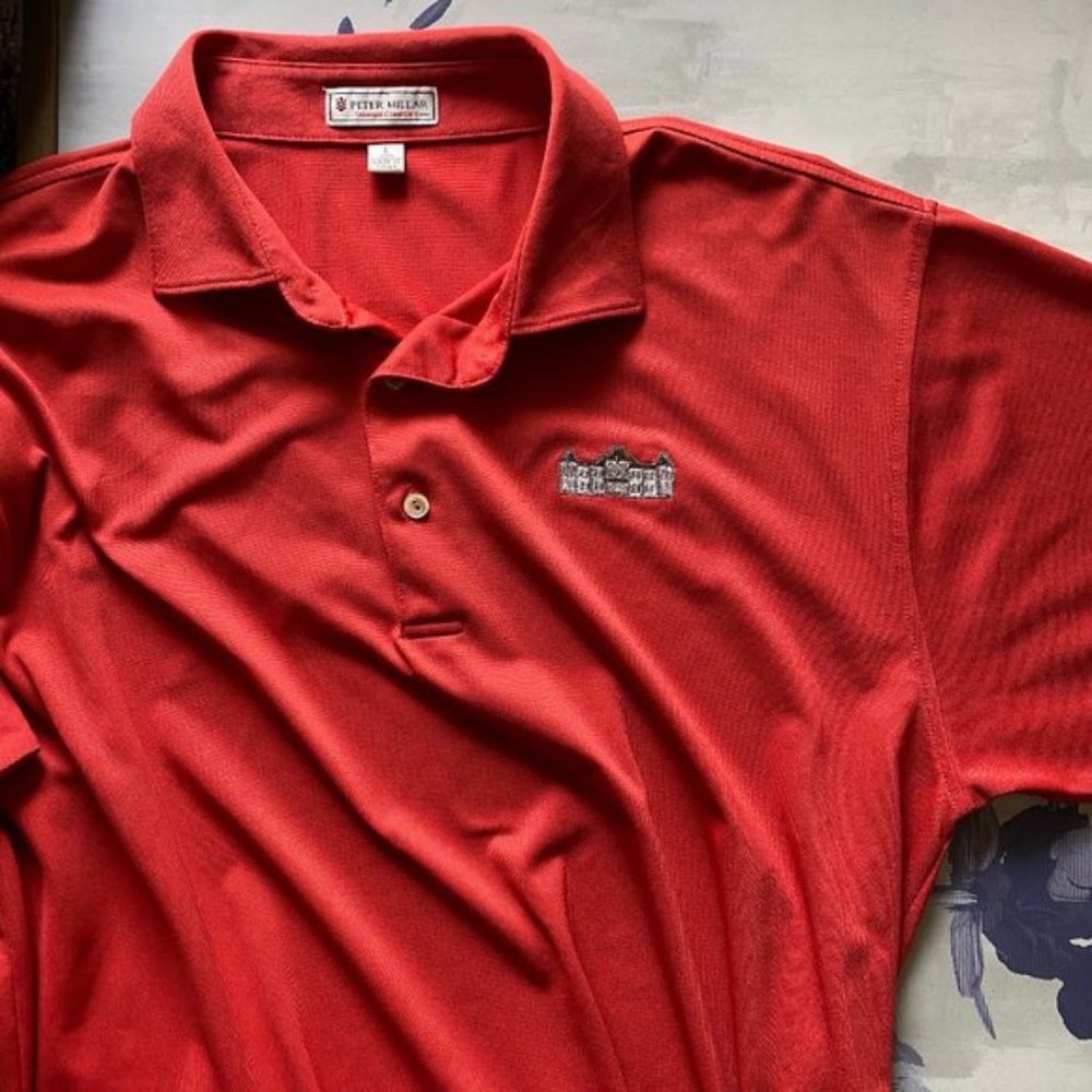 Peter Millar Southern Comfort Soft Polo Shirt L